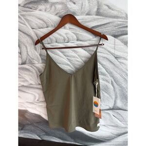 Vuori Villa Cami Dark Oregano small NWT Sleeveless Performance Tank 🌿